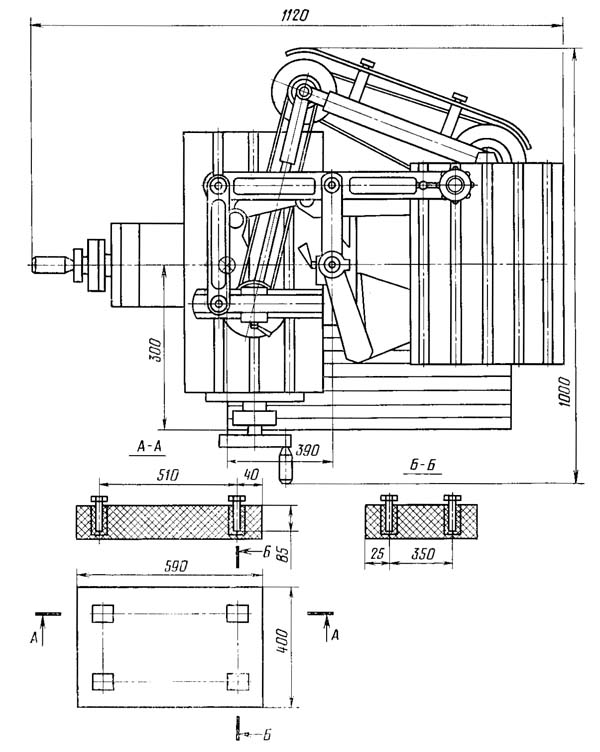 6Е463 Настановне креслення гравировального верстата